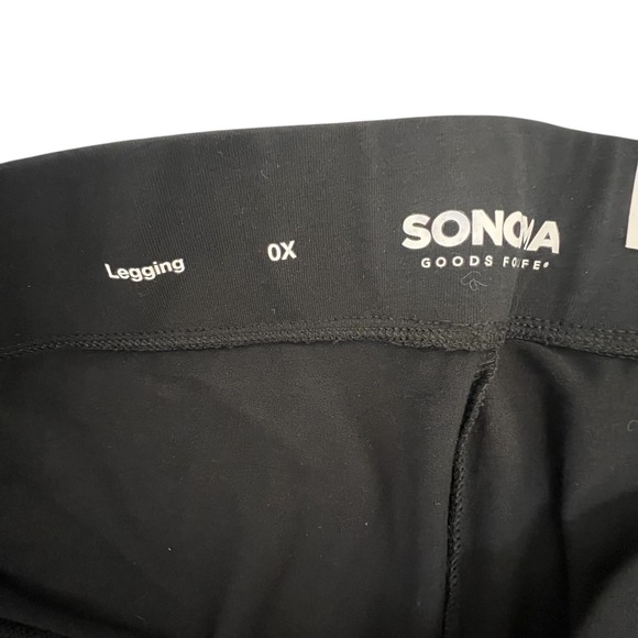 SONOMA Womens Plus Size 0X Black The Everyday Legging Mid Rise Skinny - Picture 7 of 8
